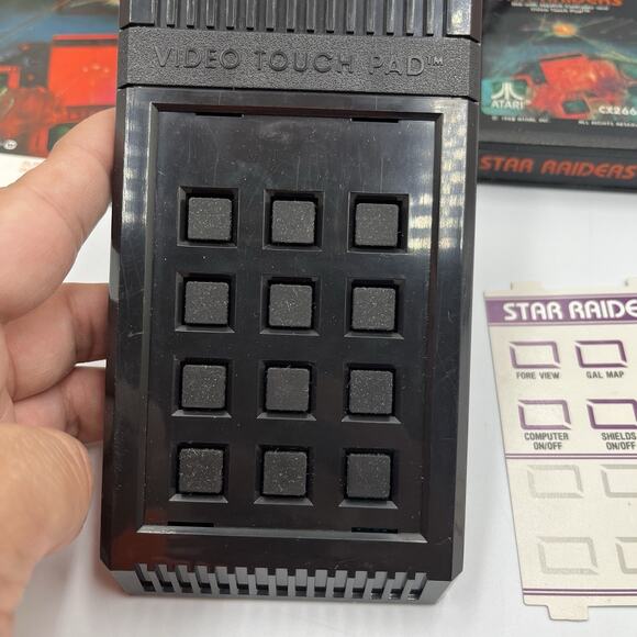 Star Raiders (Atari 2600) w/Video Touchpad, Complete in Box CIB NTSC - Picture 12 of 16